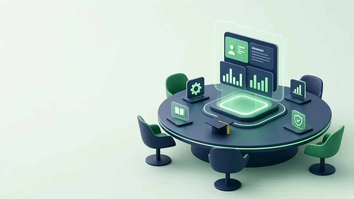 Ilustración 3D: Centro de excelencia de CRM para cuando el integrador se va